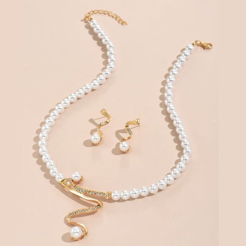 Venus™ | Collier et Boucles d’Oreilles en Perles