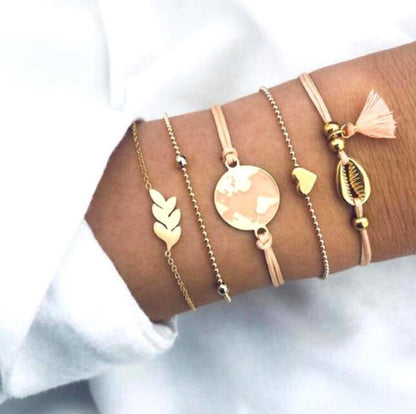 Ensemble Exclusif de 5 Bracelets Premium