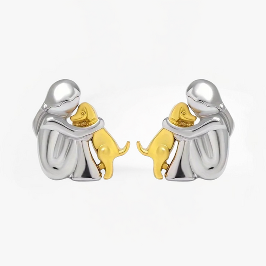 NOA | BOUCLES D'OREILLES EN ÉTREINTE DE CHIEN